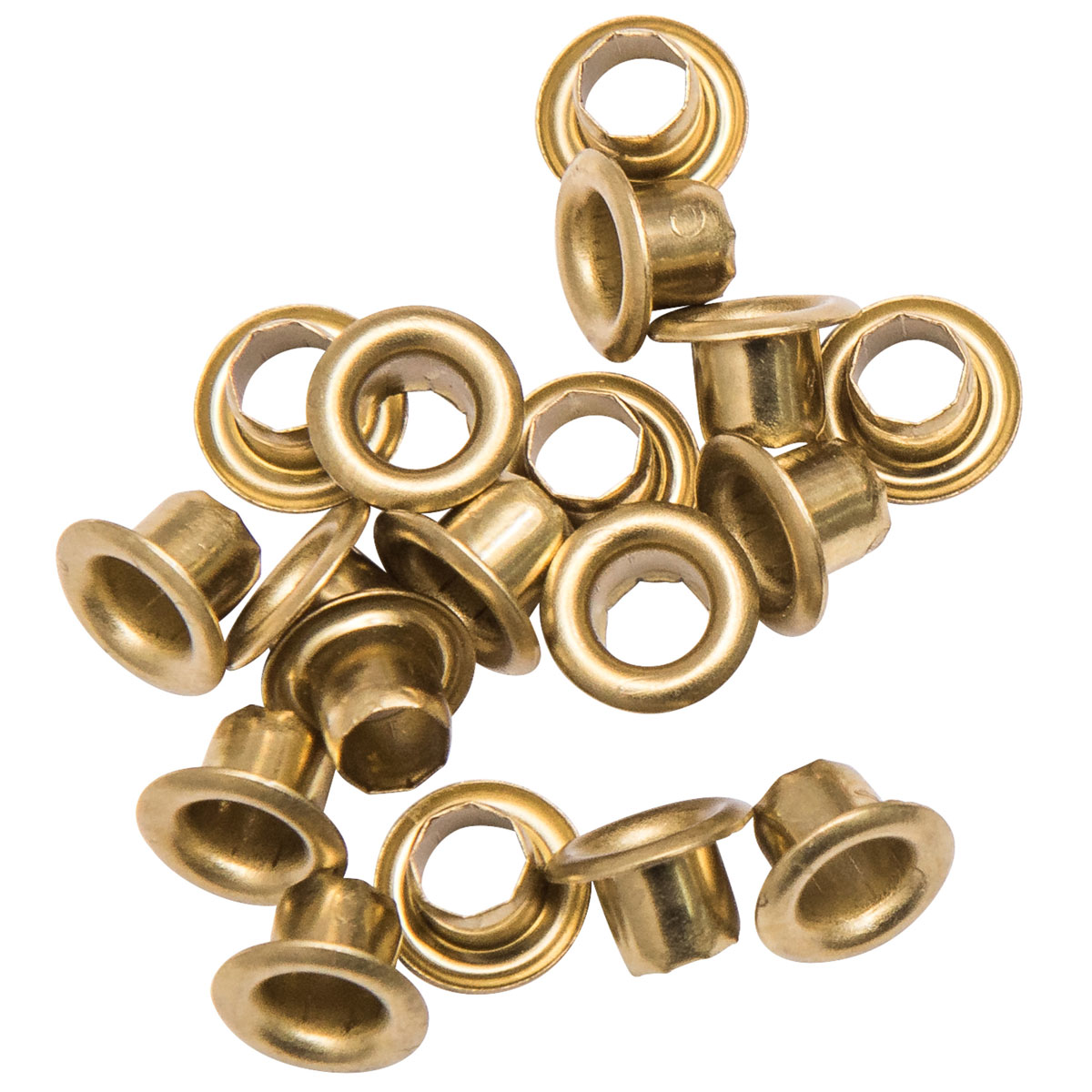 Krone Ösen Messing 4,5 mm 100 Stück