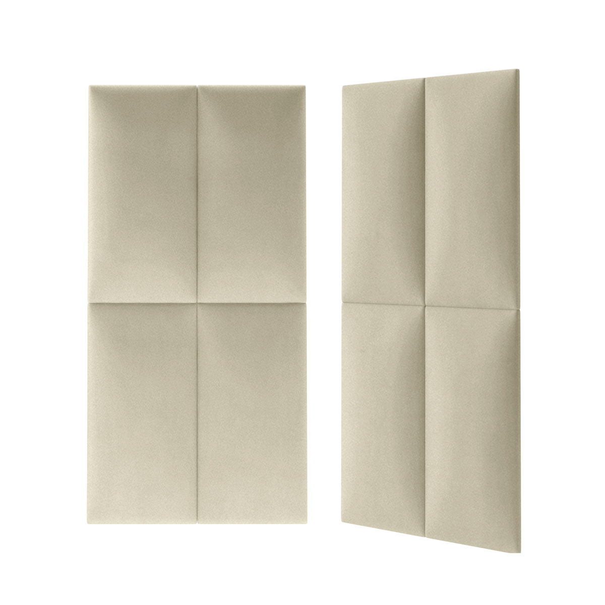 Mollis Polsterpaneele beige 60 x 30 cm Bild 5