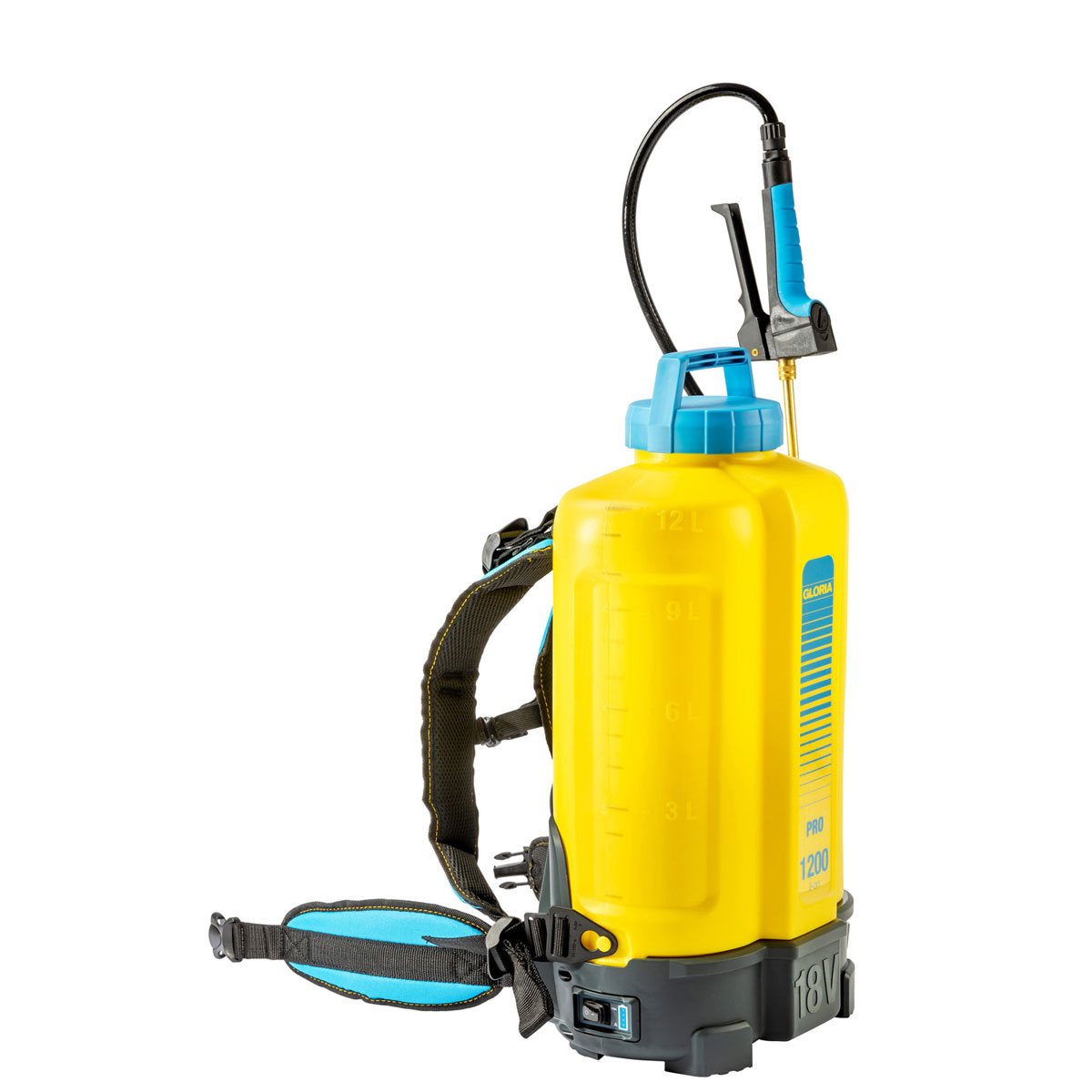 Gloria Akku-Rückensprüher 18V 12 L inkl Hohlkegel- und Flachstrahldüse ohne Akku Bild 3