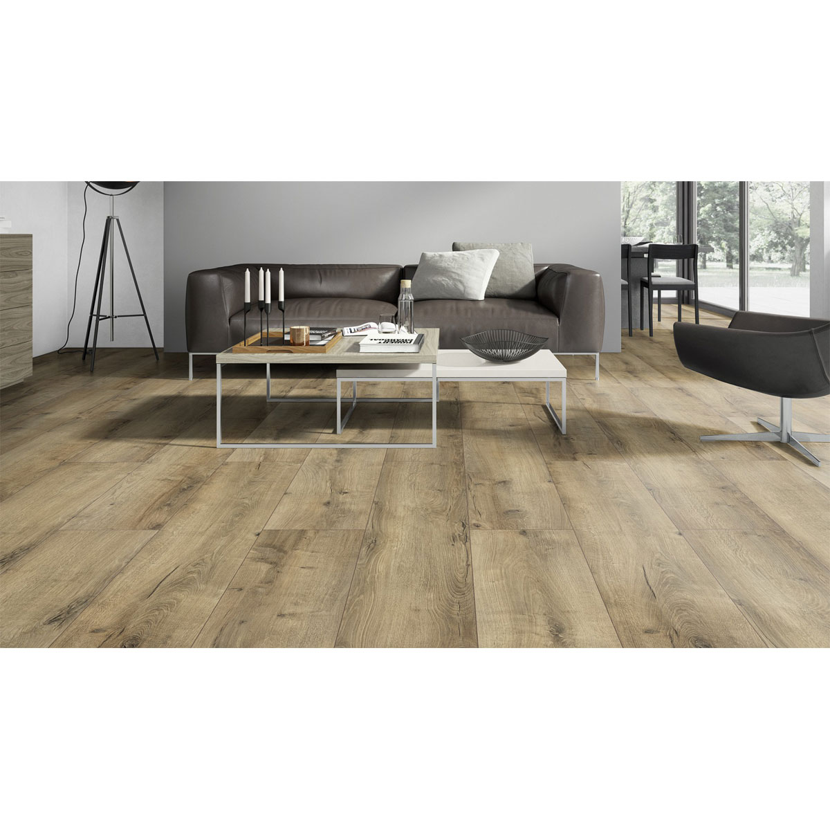 Laminat Classen WR 4V Oak natural grey 1285 x 192 x 8 mm NK 32 Bild 3