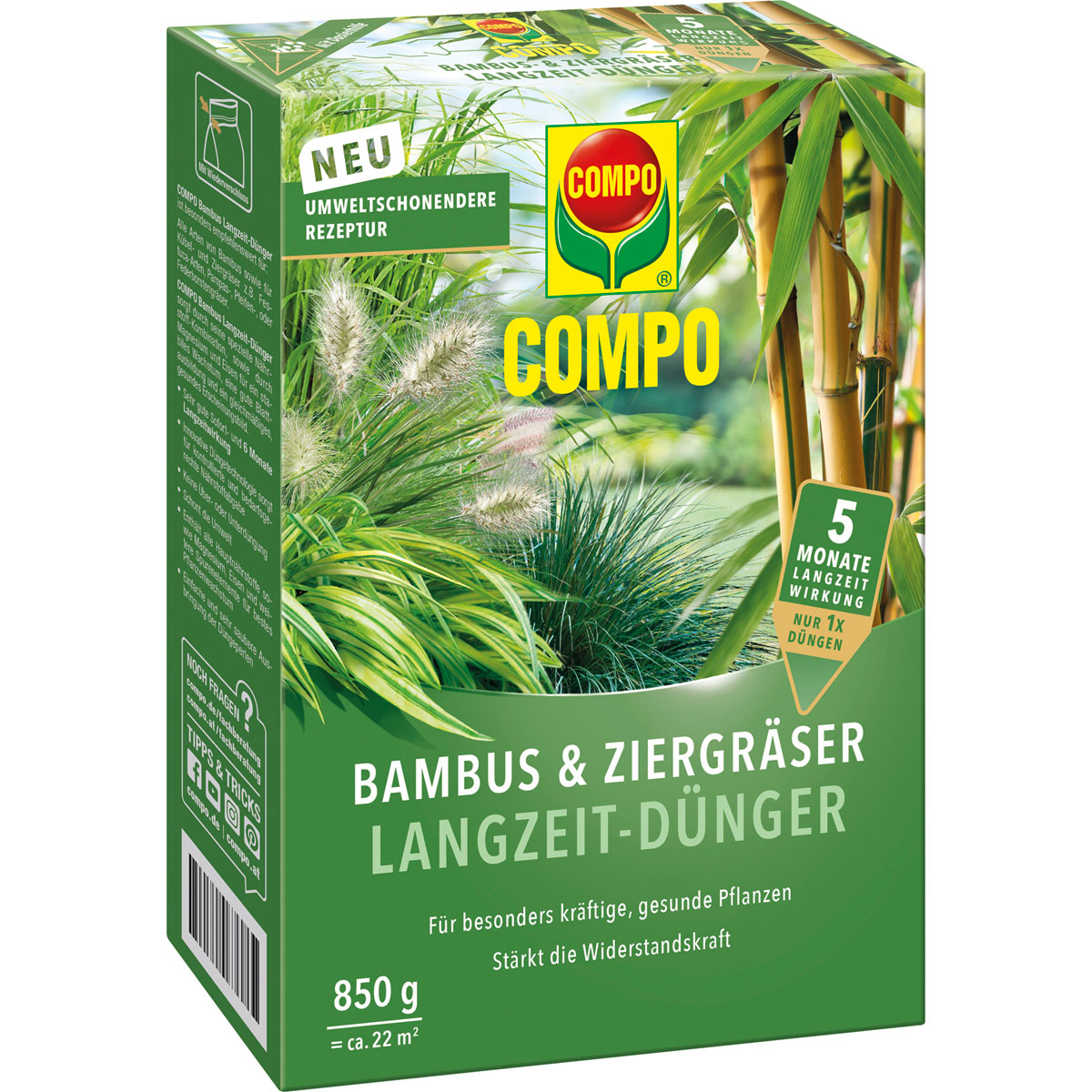 Compo Langzeit-Dünger Bambus und Ziergräser 850 g