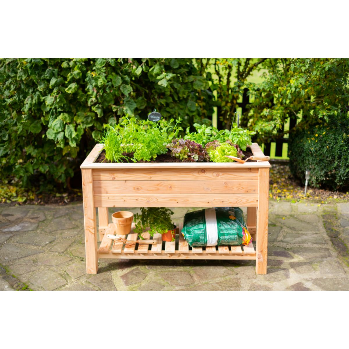 Westmann Hochbeet Emily inkl. Ablage 65x120x75cm