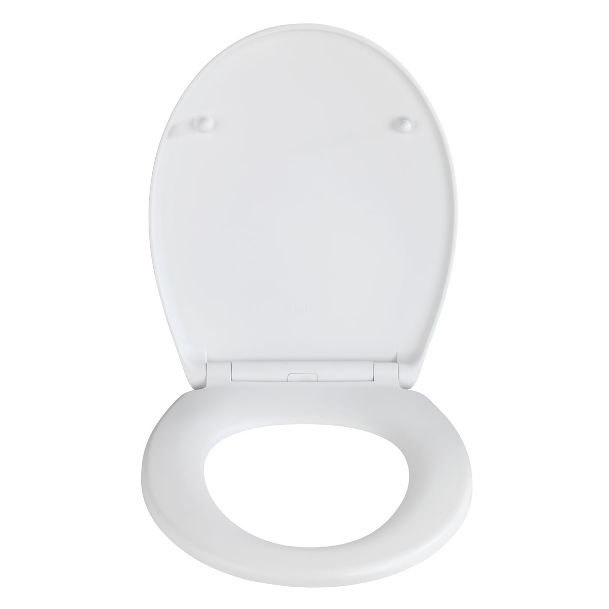 Wenko  Premium WC-Sitz Ikaria Weiß matt aus antibakteriellem Duroplast mit Absenkautomatik Bild 2