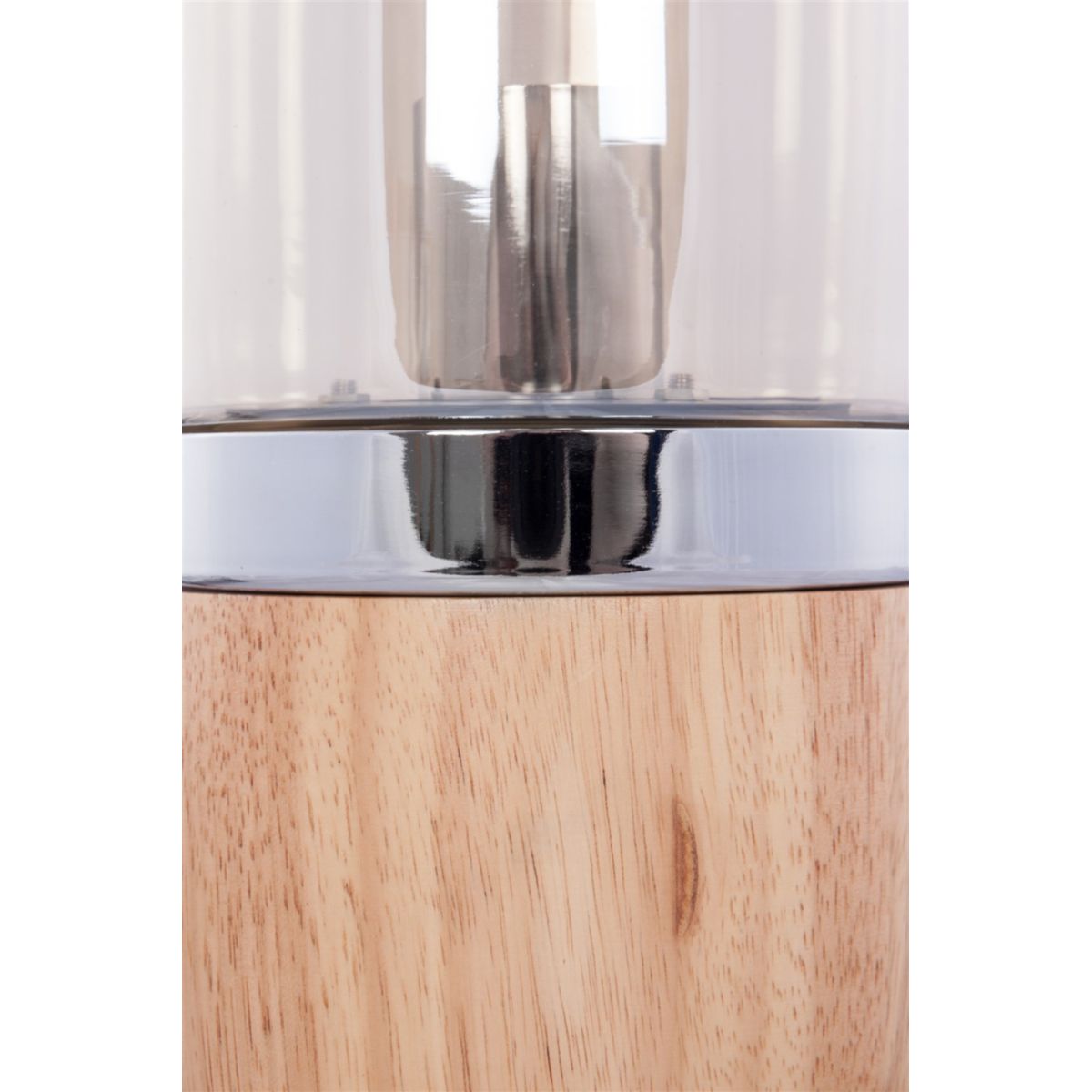 Tischlampe Malbi 525 champagner Holz Bild 3