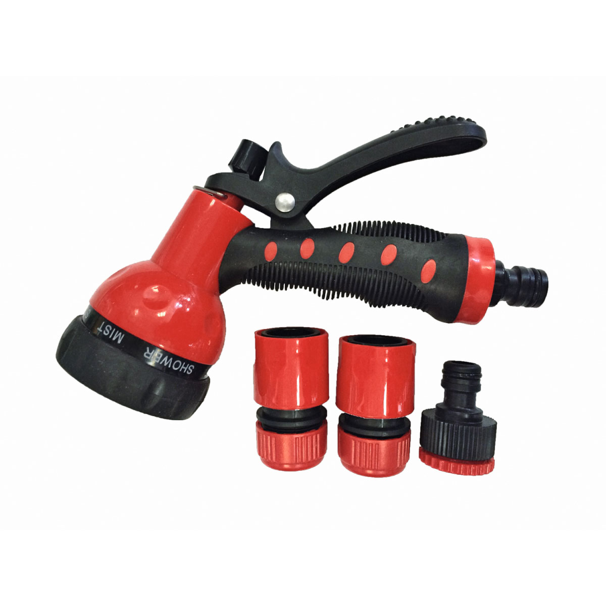 Basic Bewässerungsbrause-Set mit Wasserstopp 4-teilig