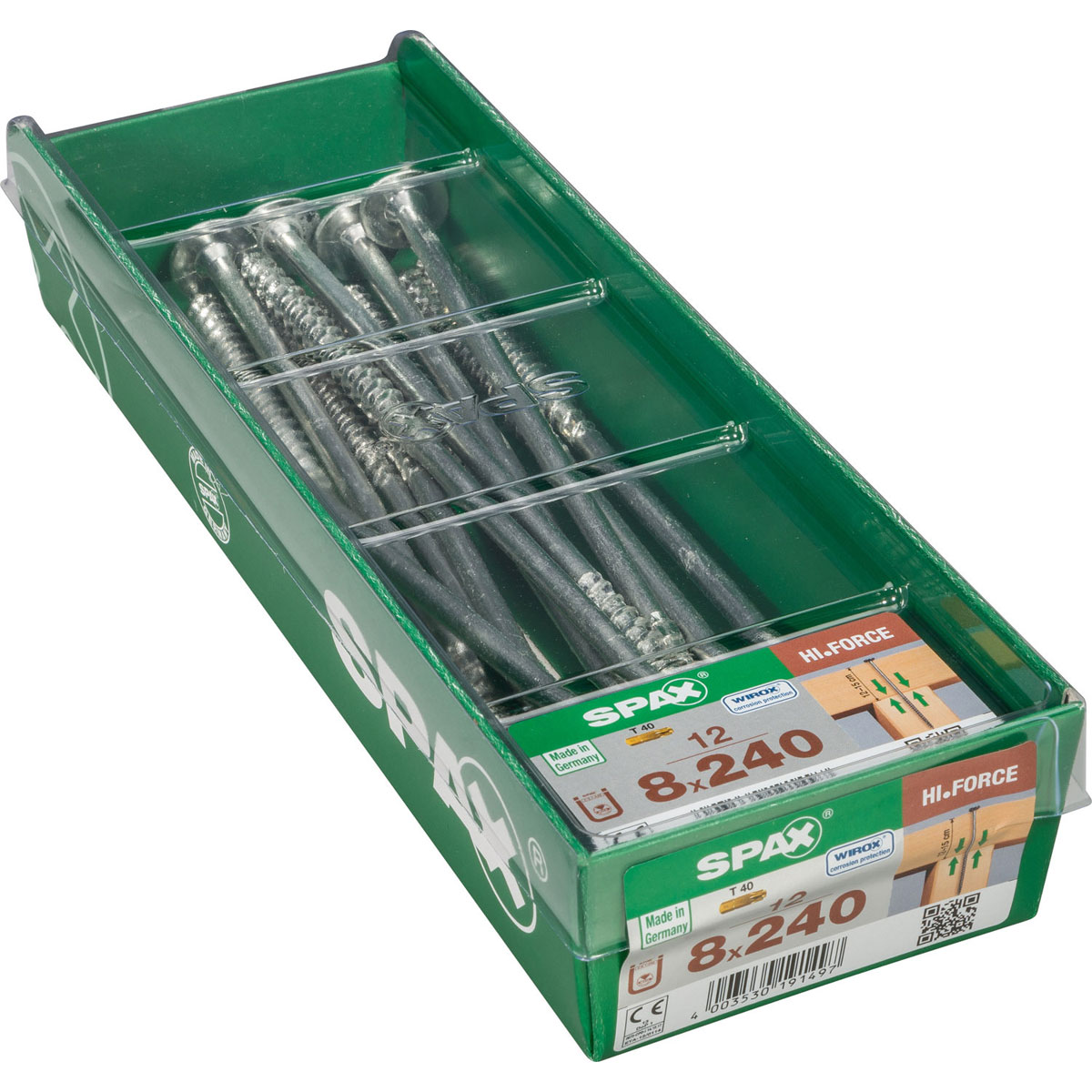 Spax Holzschrauben IN.FORCE Tellerkopf 8 x 240 XL 12 Stück Bild 2