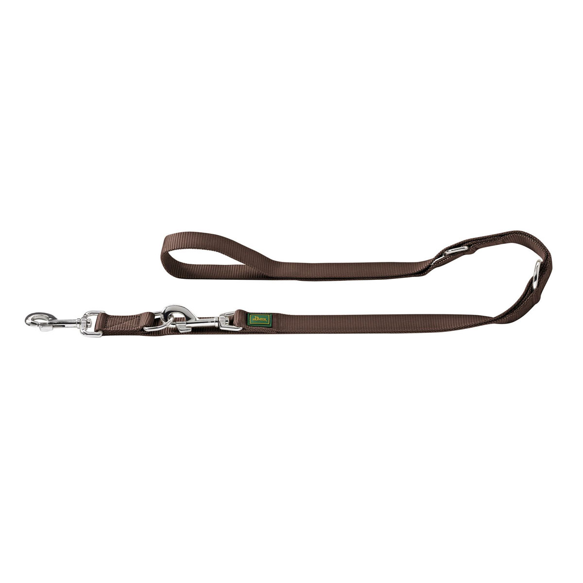 Hunter  Verstellbare Führleine Extra Long braun 300 cm/20 mm