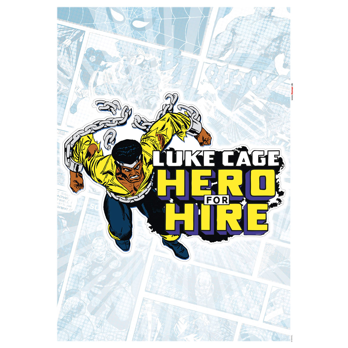 Komar  Wandtattoo Luke Cage Comic 50x70 cm Bild 2