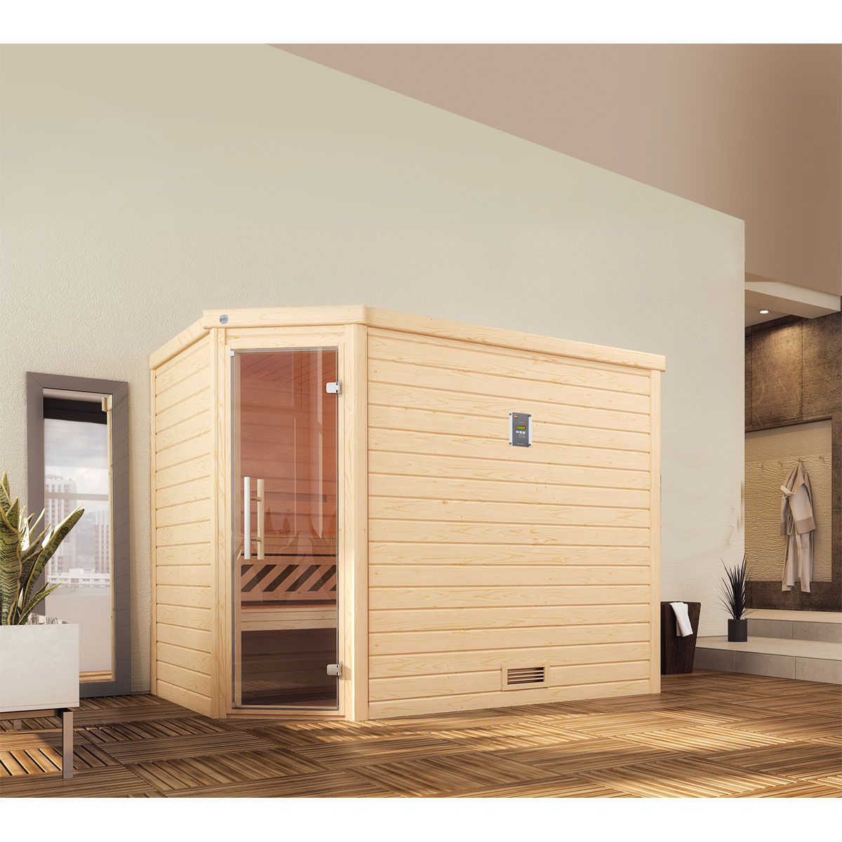 Weka Massivholzsauna „Turku 3“, GT Bild 2