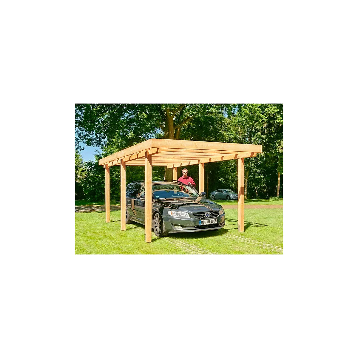 Carport Lärche, 304x510 cm Bild 3