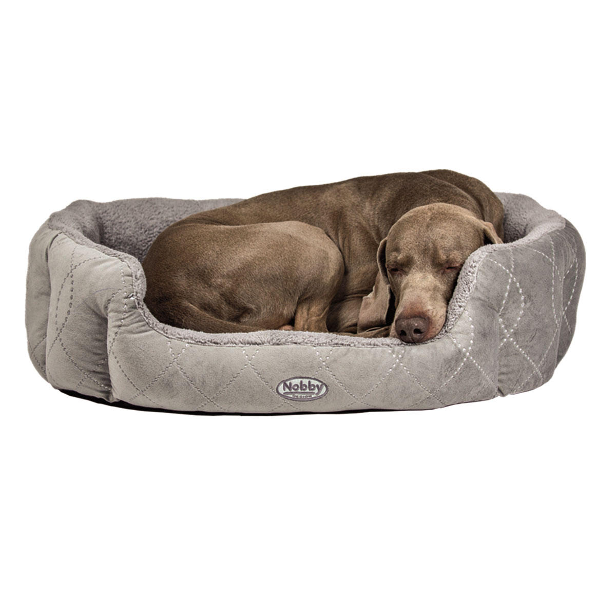 Nobby Komfort-Bett Ceno oval 65 x 57 x 22 cm grau Bild 2