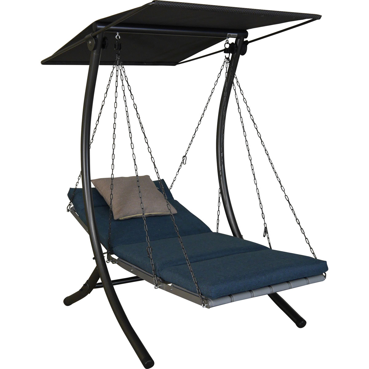 Angerer Freizeitmöbel GmbH Hollywoodschaukel 1-Sitzer Luxus Smart denim Bild 2
