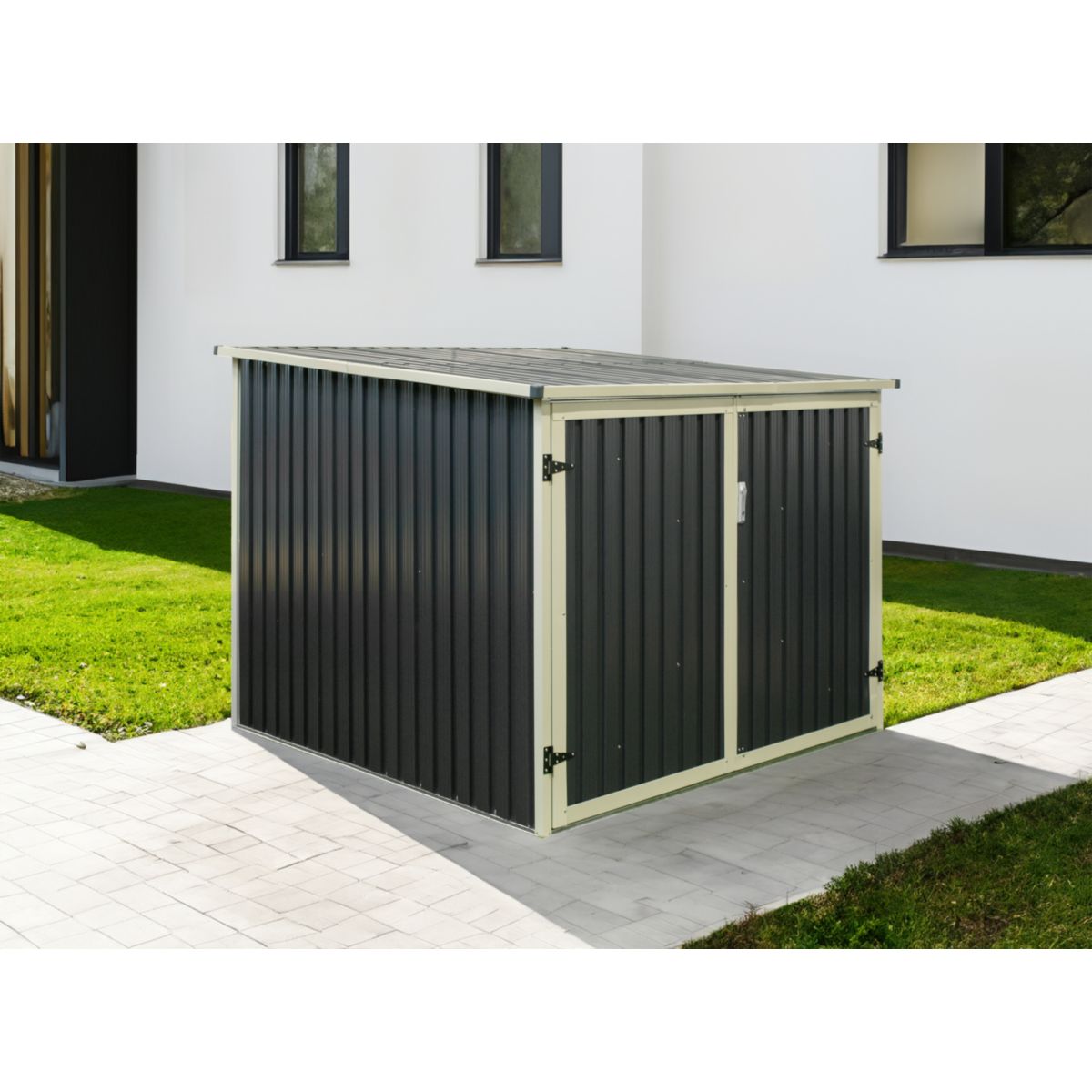 Westmann Fahrradgarage und Gartenbox 190x202,5x158cm Bild 9