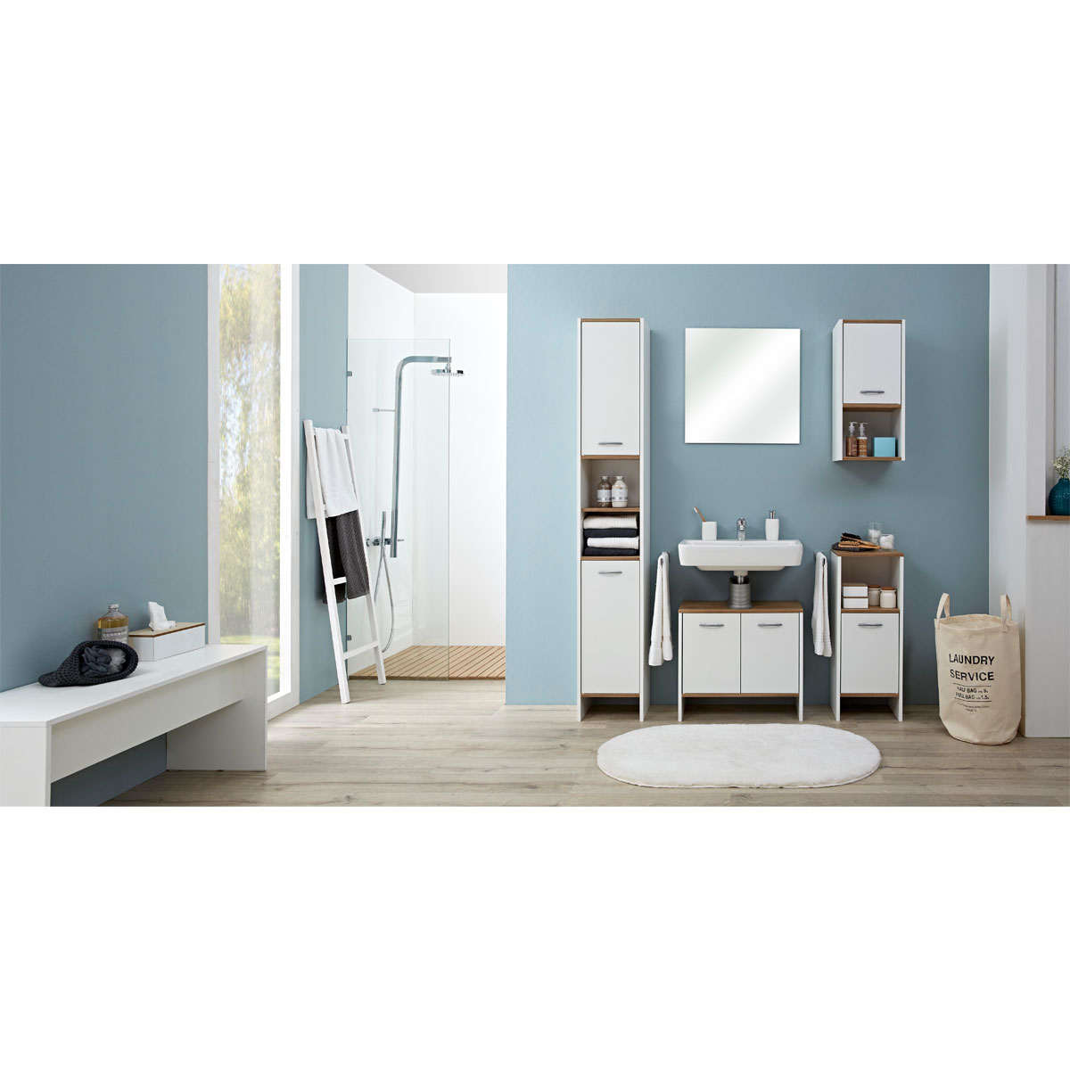 Pelipal Wandschrank Sina 33 x 68 x 28 cm weiß Bild 3