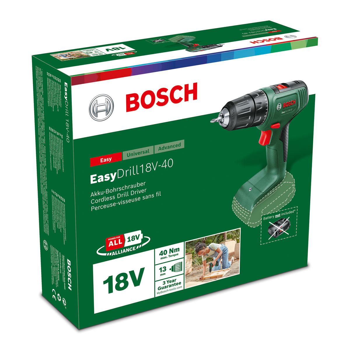 Bosch  Akku-Bohrschrauber EasyDrill 18V-40 Bild 2