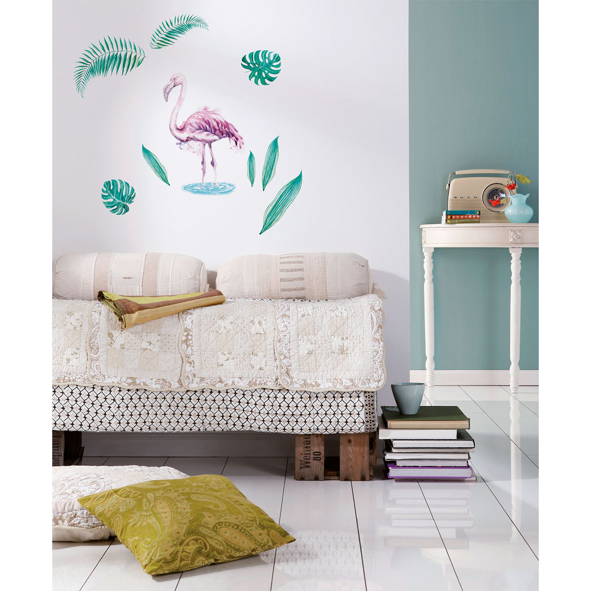 Komar  Wandtattoo Flamingo 50x70 cm