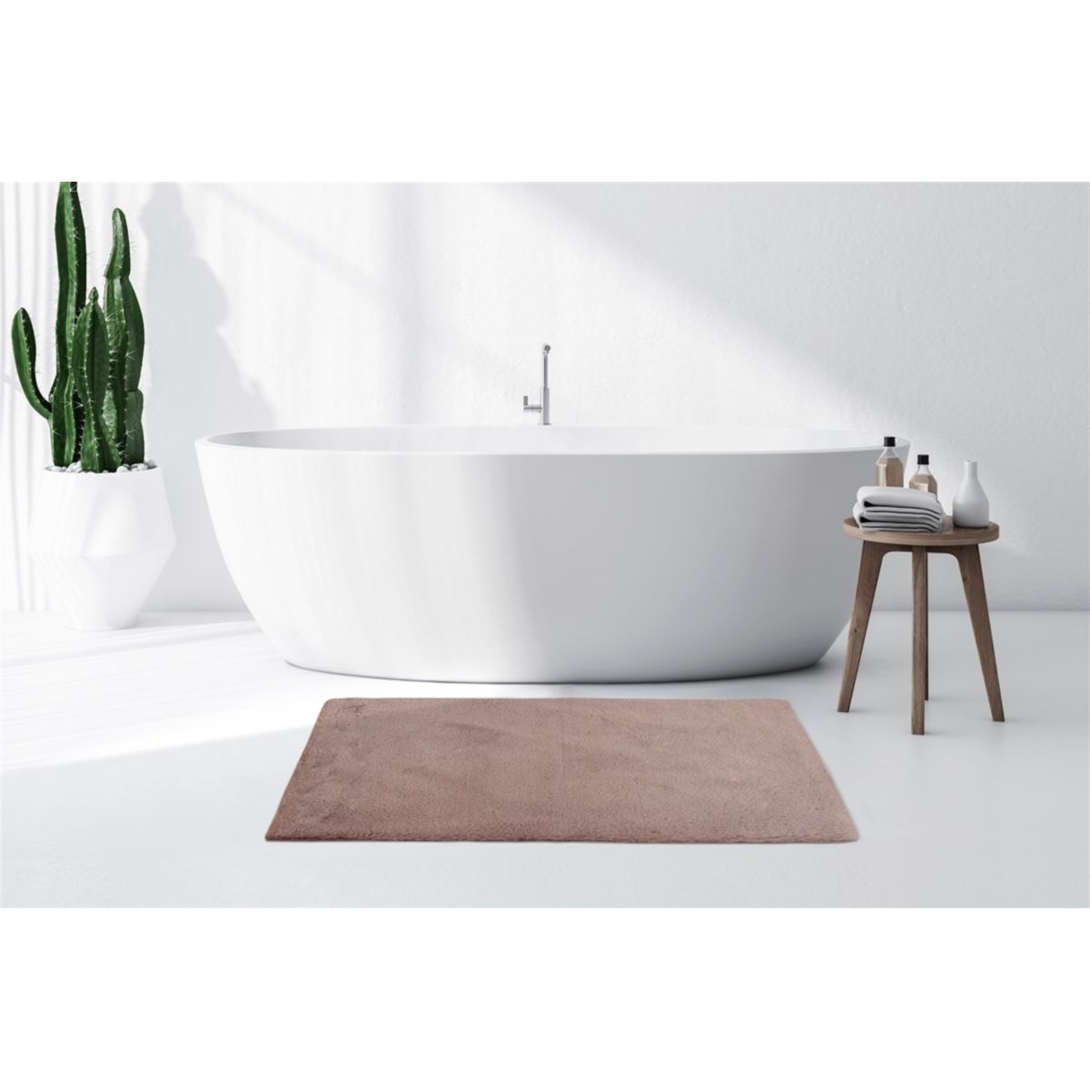 Badematte Rabbit Light 525 rosa 70 x 130 cm Bild 2