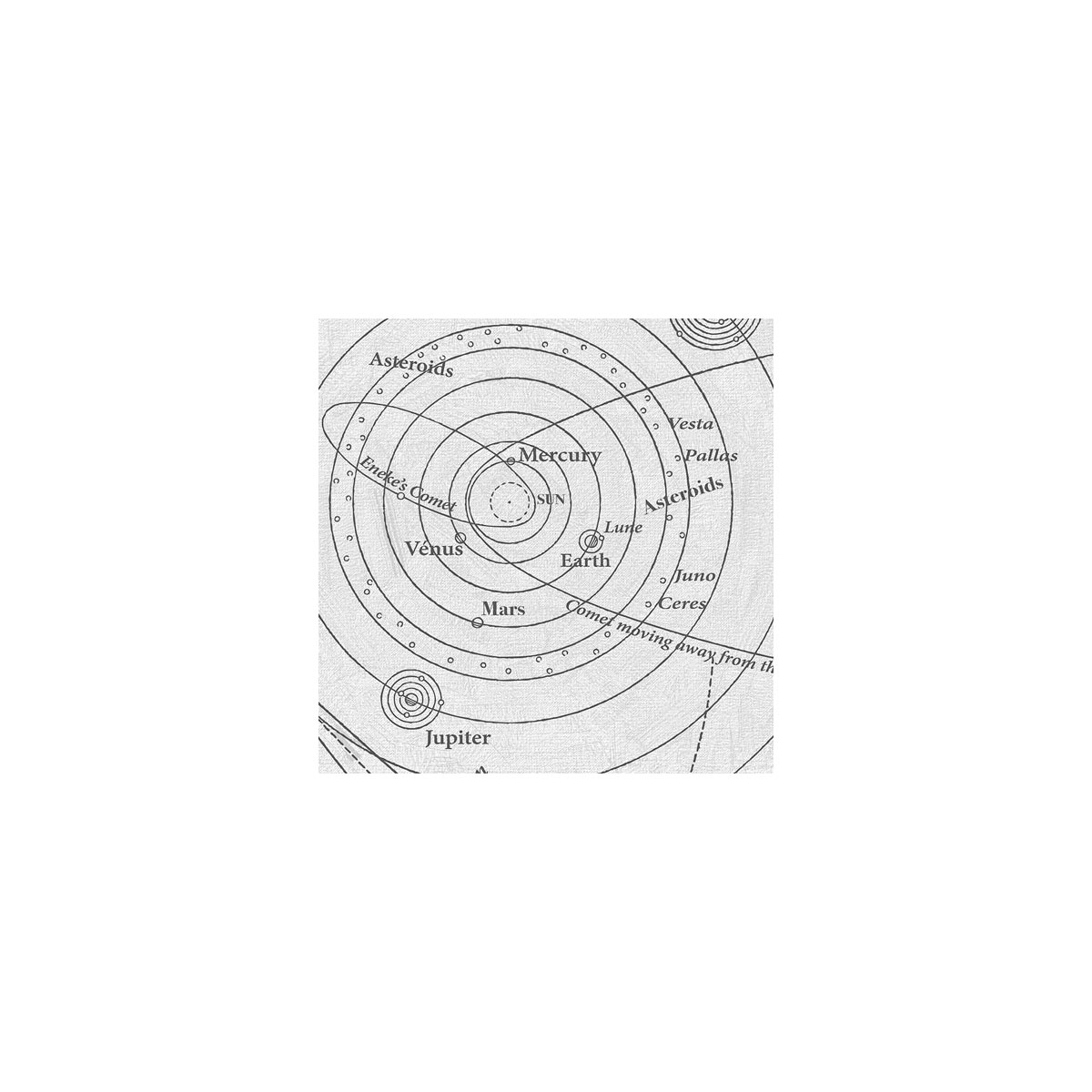 Komar  Vlies Fototapete Cosmos Sketch 300x280 cm Bild 5