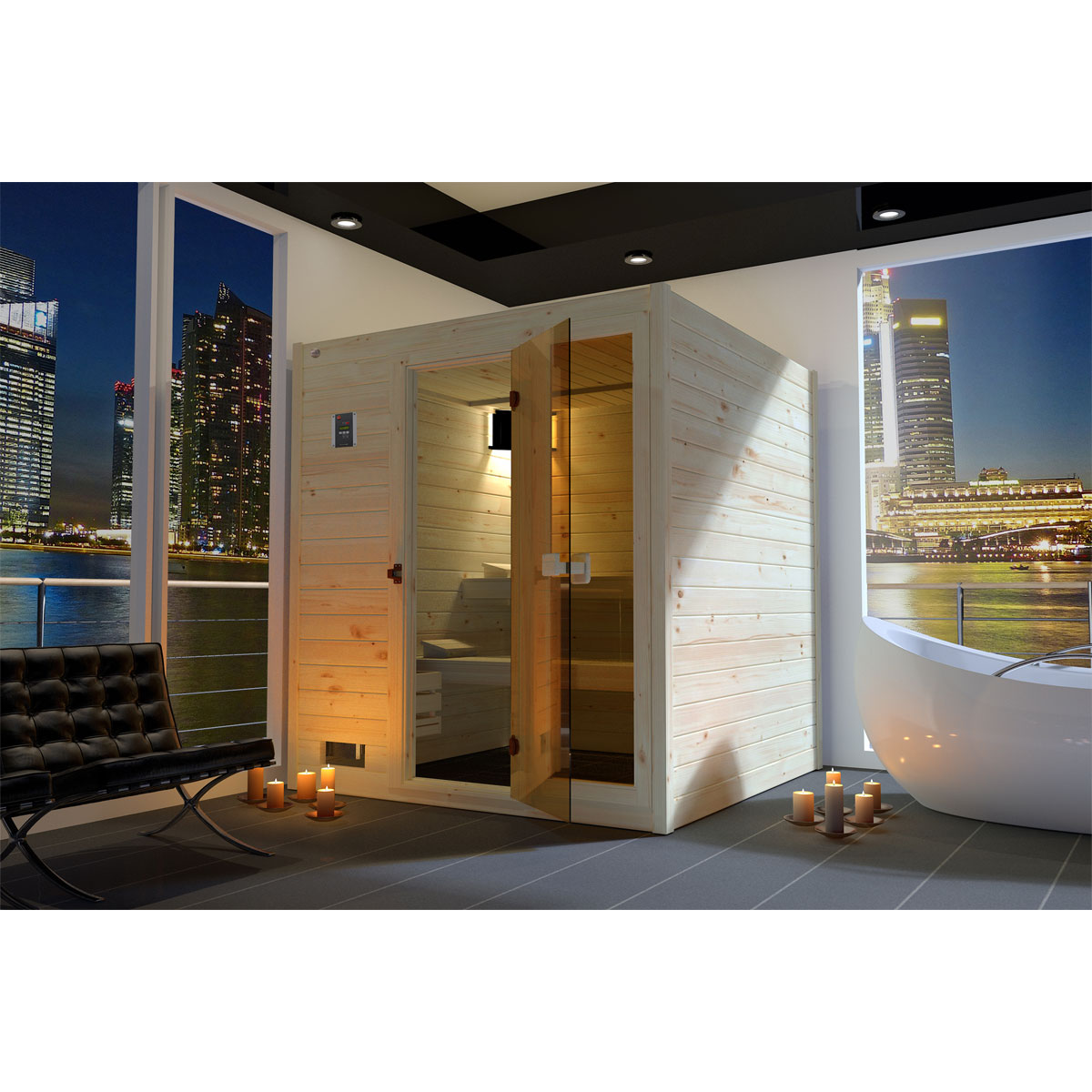 Weka Massivholzsauna „Valida 3“, GTF Bild 2