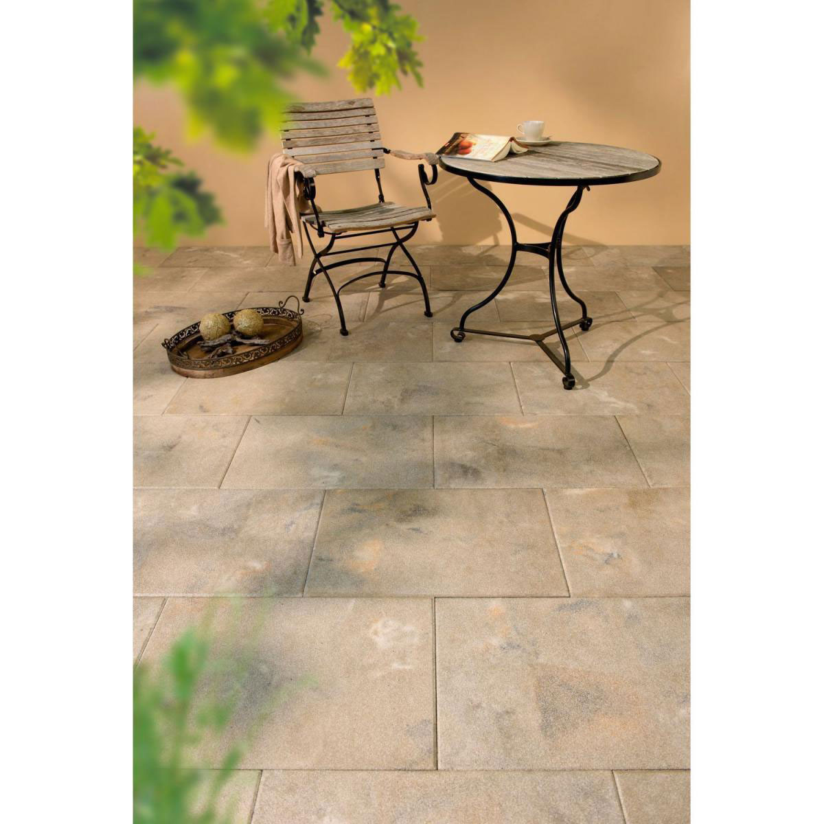 Diephaus  Terrassenplatte No.1 Edition 60 x 40 cm Muschelkalk Bild 2