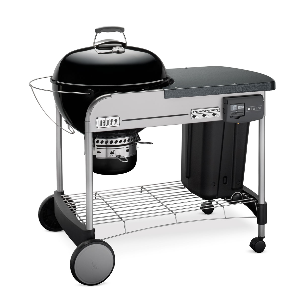 Weber Holzkohlegrill Performer Deluxe GBS 57 cm schwarz Bild 6