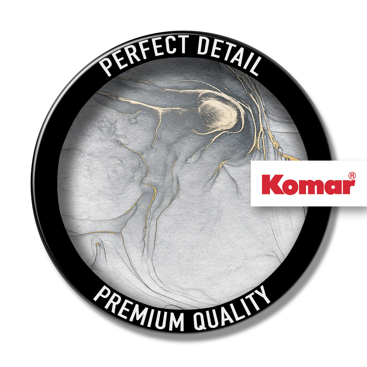 Komar  Vlies Fototapete Ink Gold Fluid 300x280 cm Bild 8