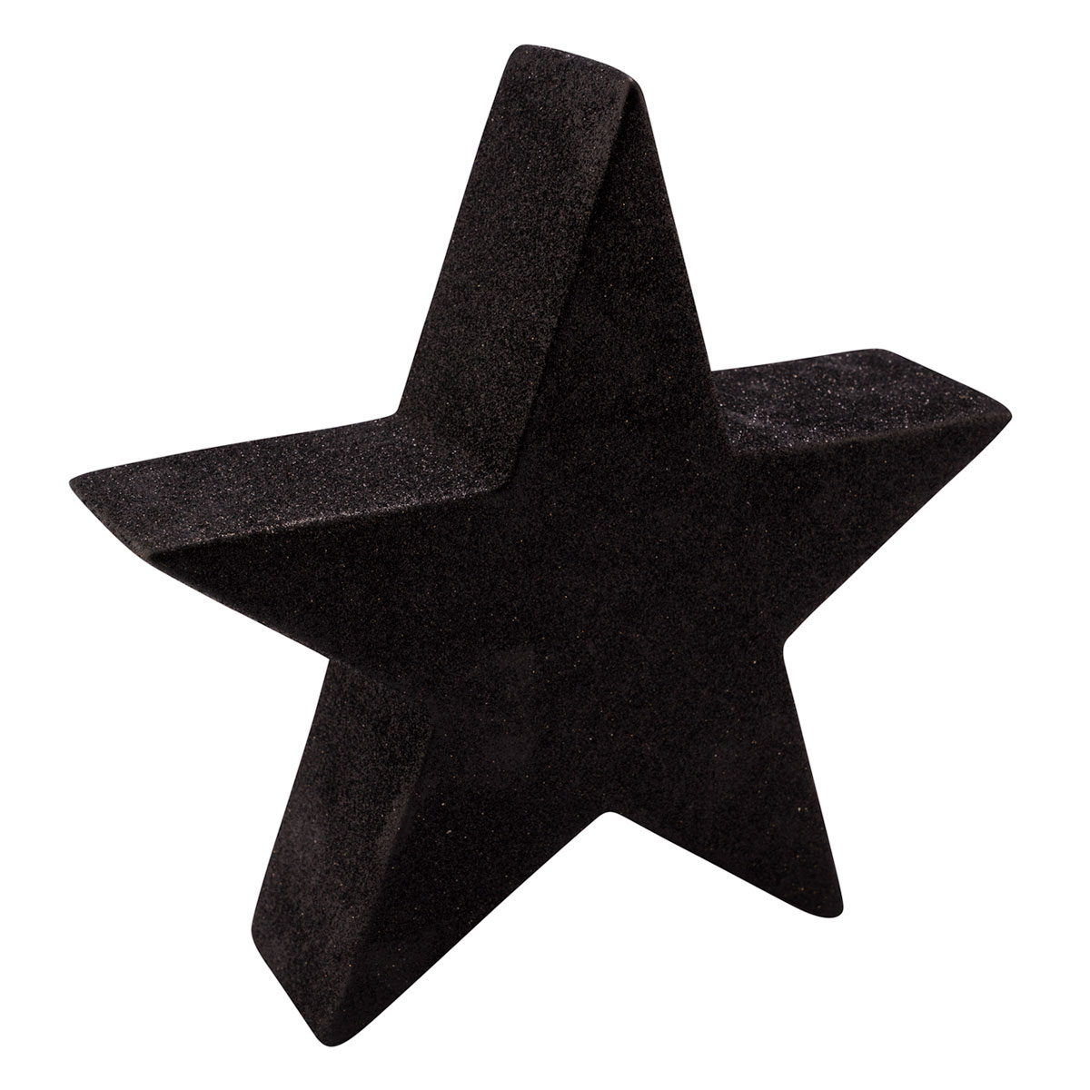 Stern schwarz Glitzer