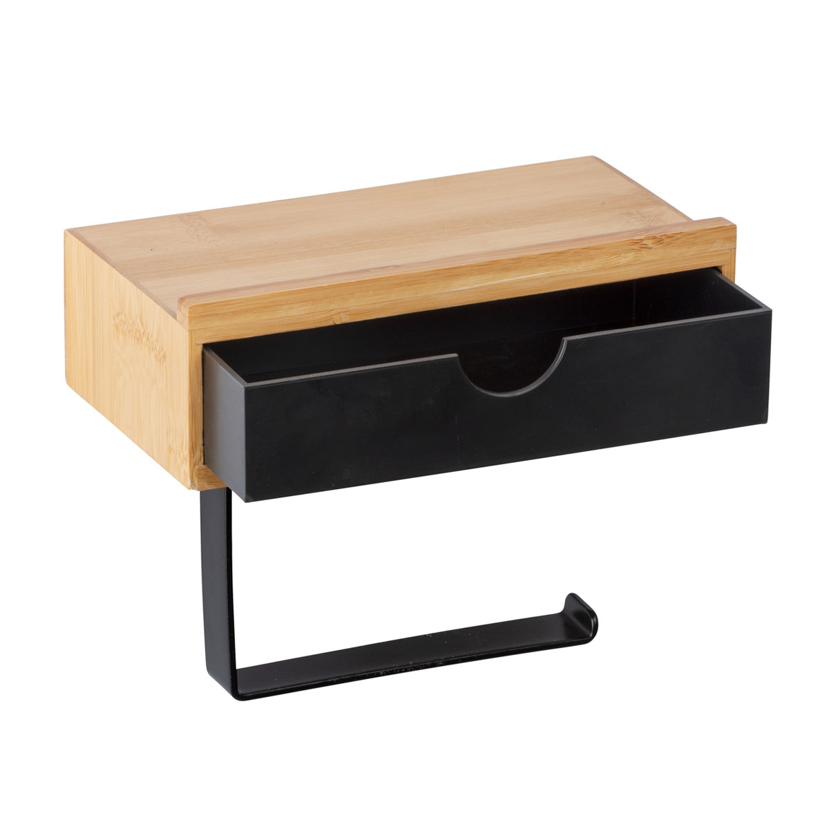 Wenko Toilettenpapierrollenhalter Bambusa Bild 1