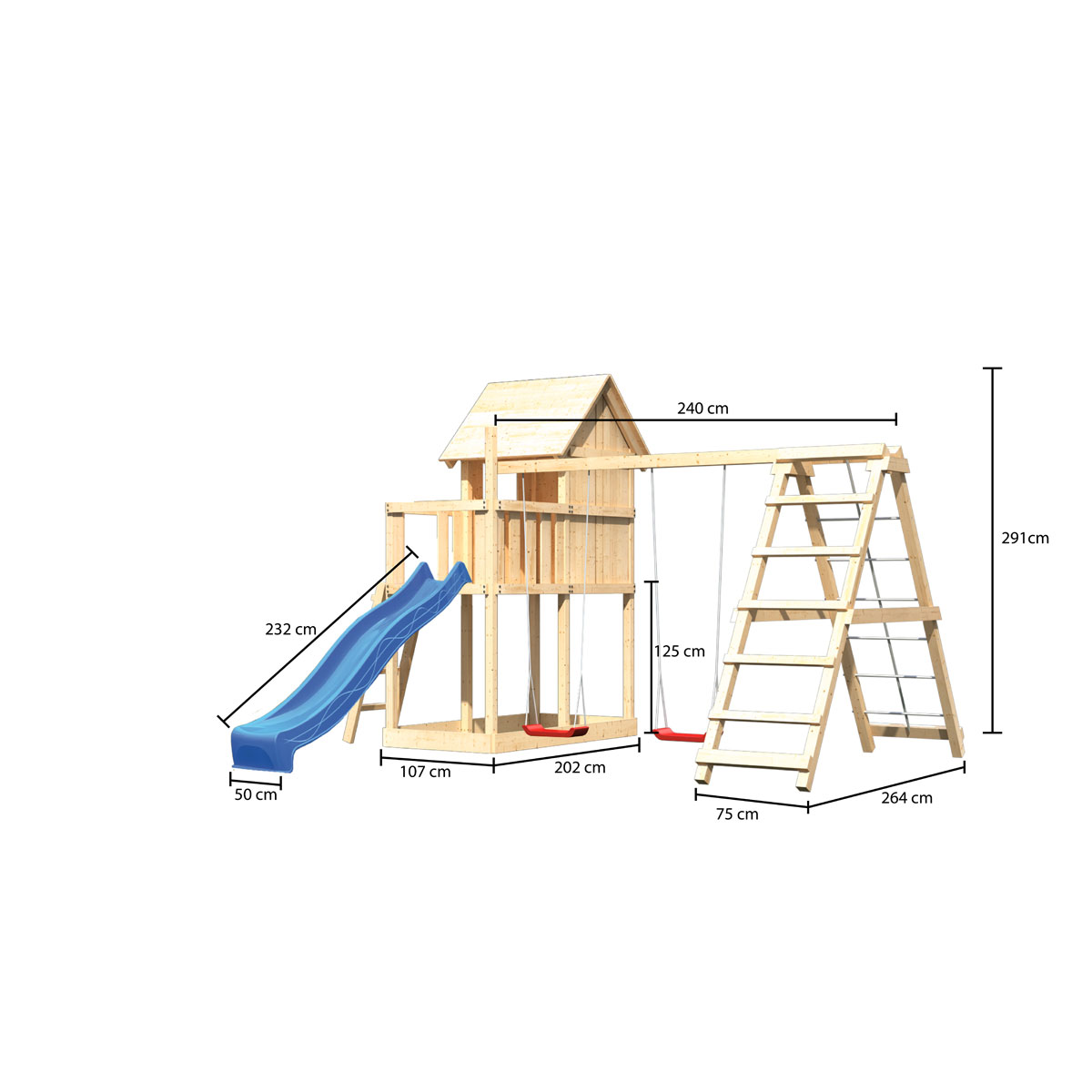 Karibu Spielturm Frieda Bild 8