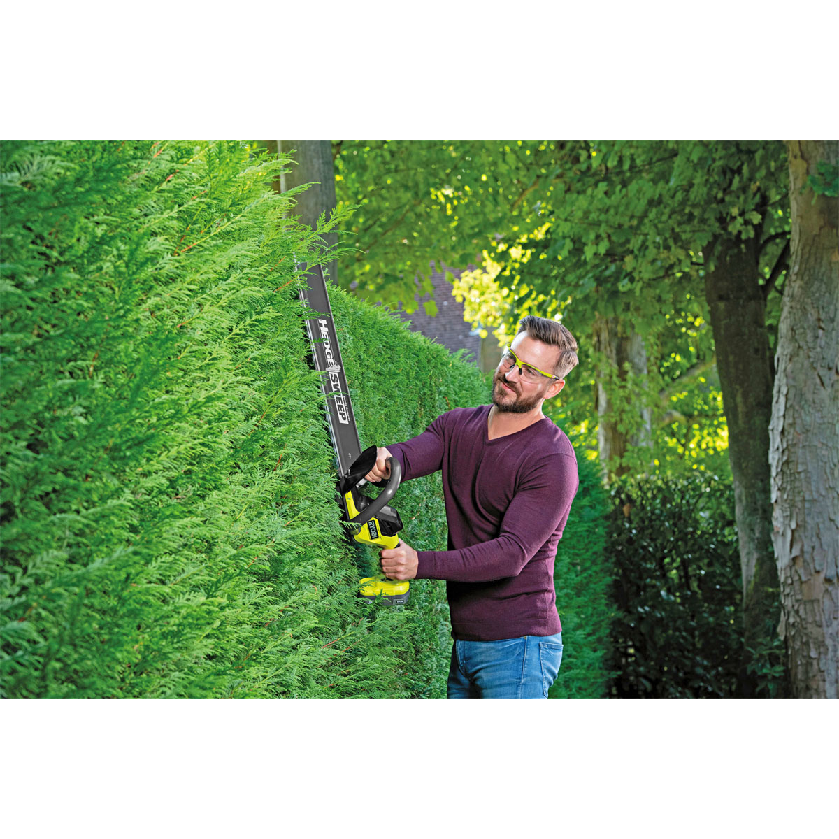 Ryobi Akku-Heckenschere RY18HT55A-0 55 cm o Akku u Ladegerät Bild 4