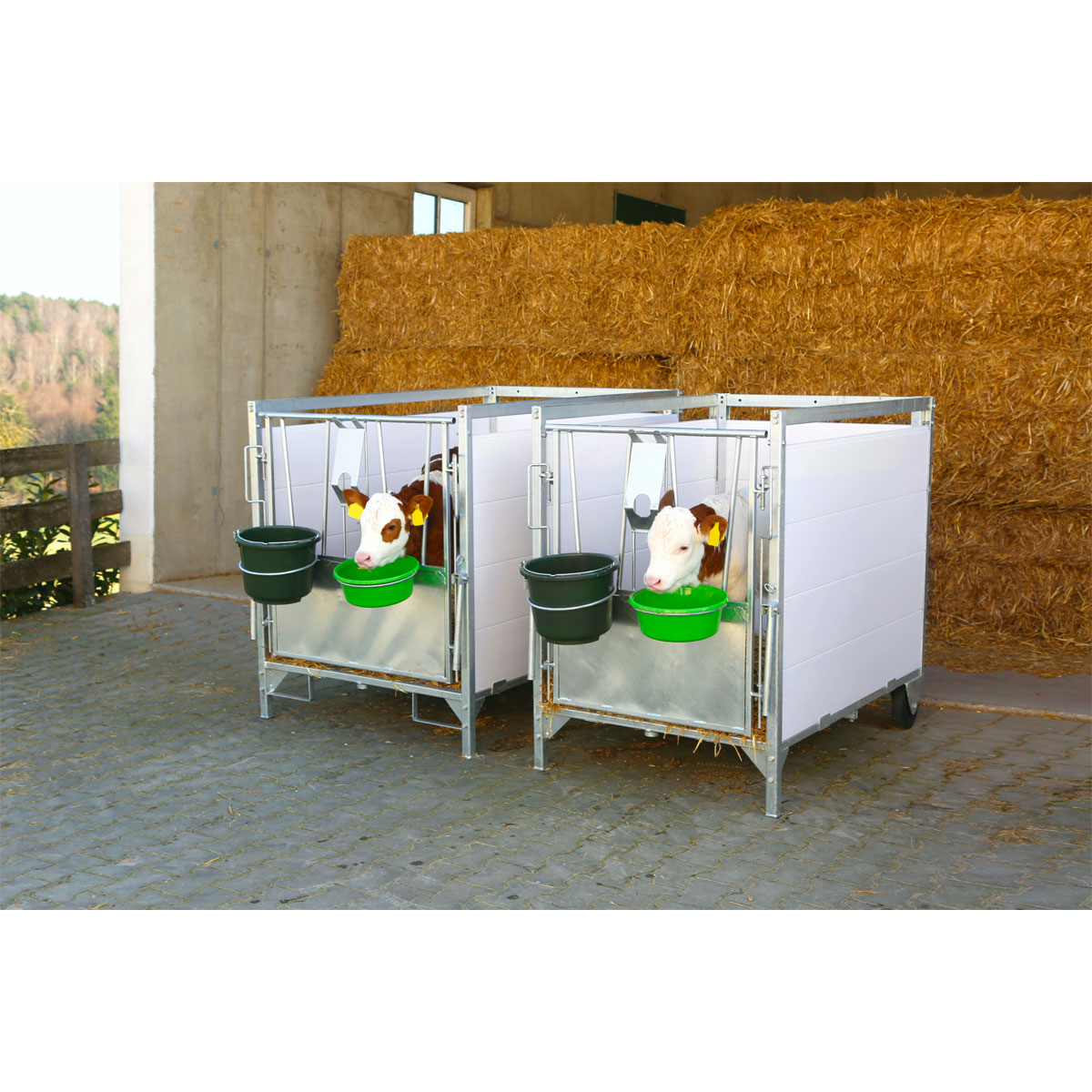 Stall- und Baueimer Durchmesser 33 cm 12 L olivgrün Bild 4