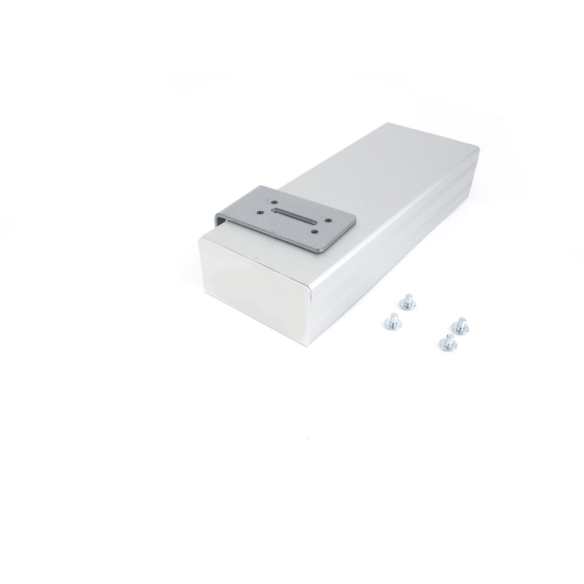 Hibitaro  Winkel zur Wandmontage für Bodensysteme 2er Set für 2-läufige Schiene Aluminium