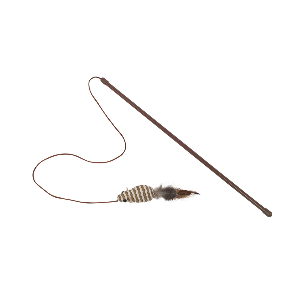 Nobby Angel mit Rasselmaus Federn 45 cm