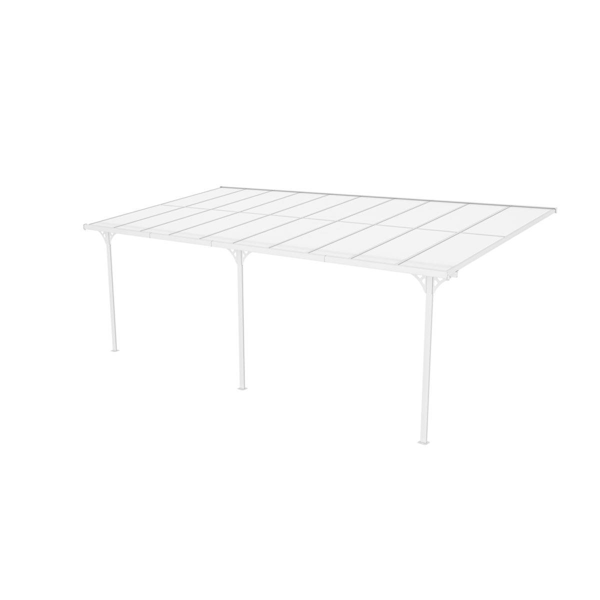 Westmann Terrassenüberdachung Bruce 617 300x617x270 cm Bild 3