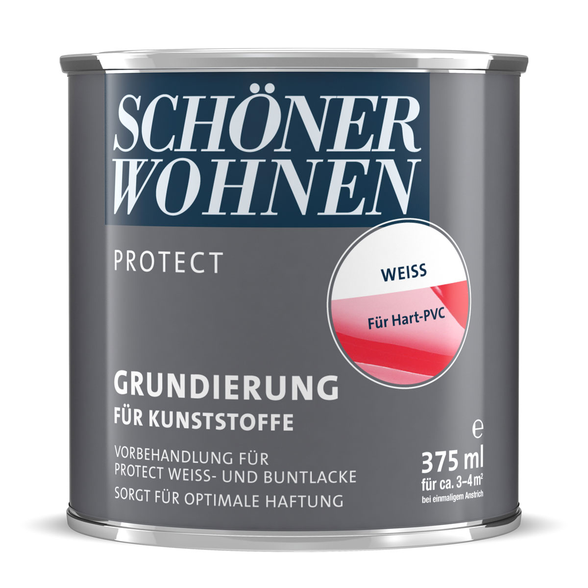 Schöner Wohnen Farbe Grundierung Protect für Kunststoff weiß 375 ml