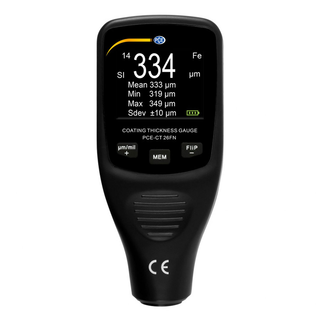 PCE Instruments Schichtdickenmessgerät „PCE-CT 26FN“, Dickenmessgerät Bild 2