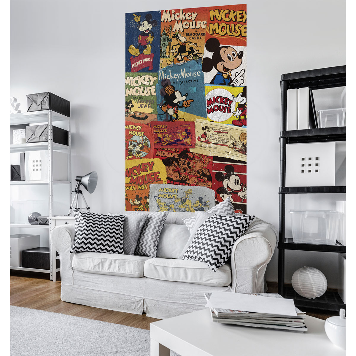 Komar  Vlies Fototapete Mickey Billboard 120x200 cm