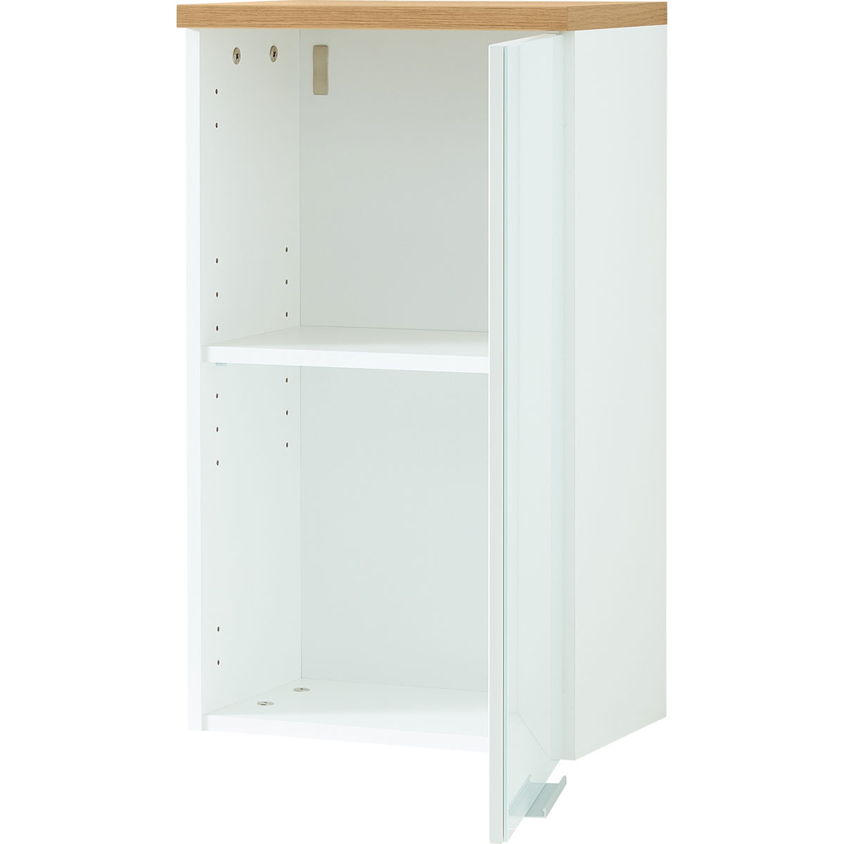 Hängeschrank 39 x 69 x 27 cm Navarra-Eicheoptik/weiß Bild 3