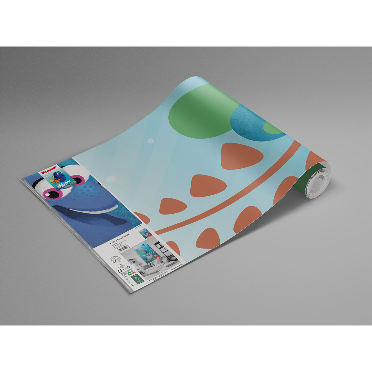 Komar  Vlies Fototapete Finding Dory Aquarell 150x250 cm Bild 3