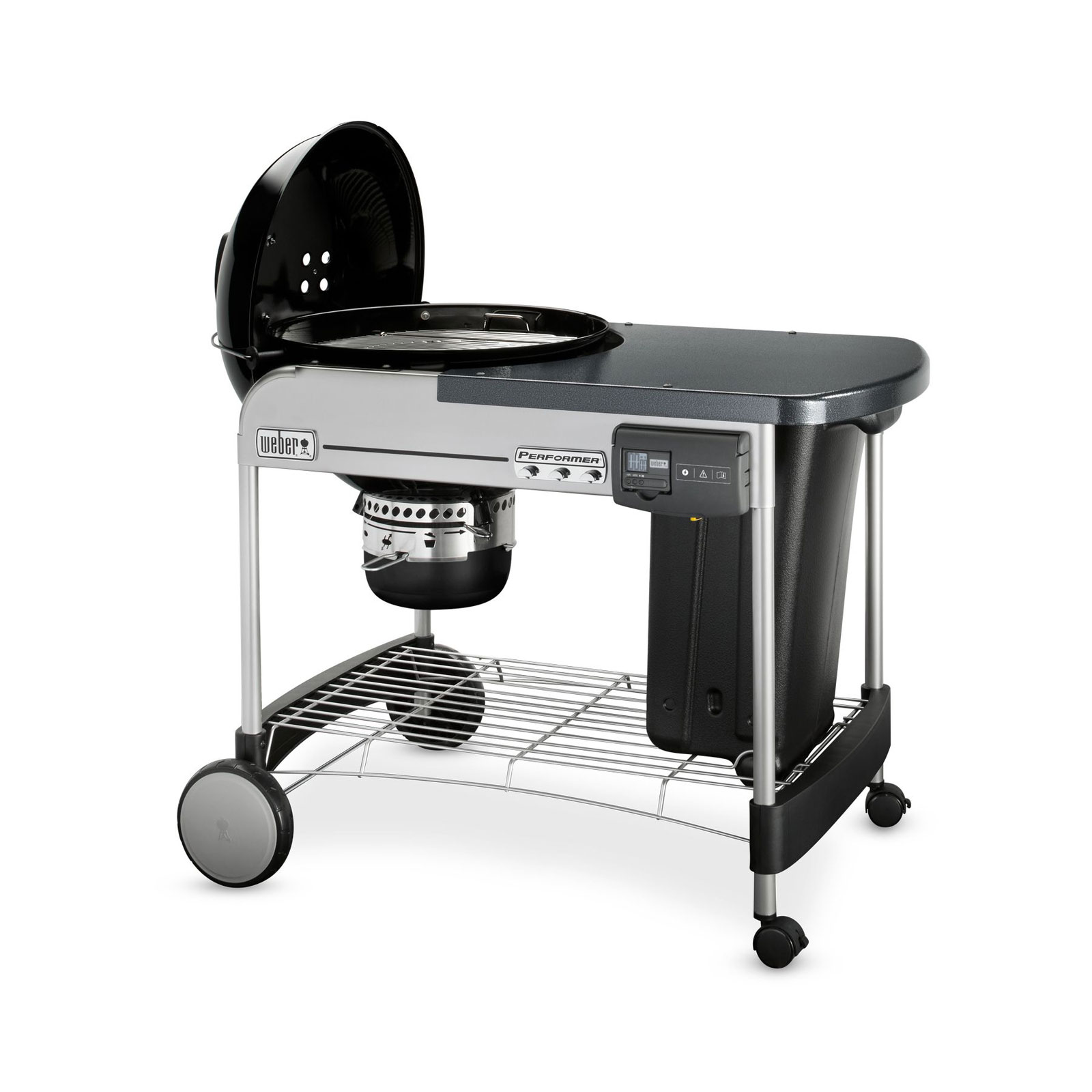 Weber Holzkohlegrill Performer Deluxe GBS 57 cm schwarz Bild 3