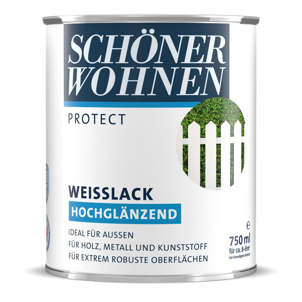 Schöner Wohnen Farbe Weißlack Protect hochglänzend 2,5 L