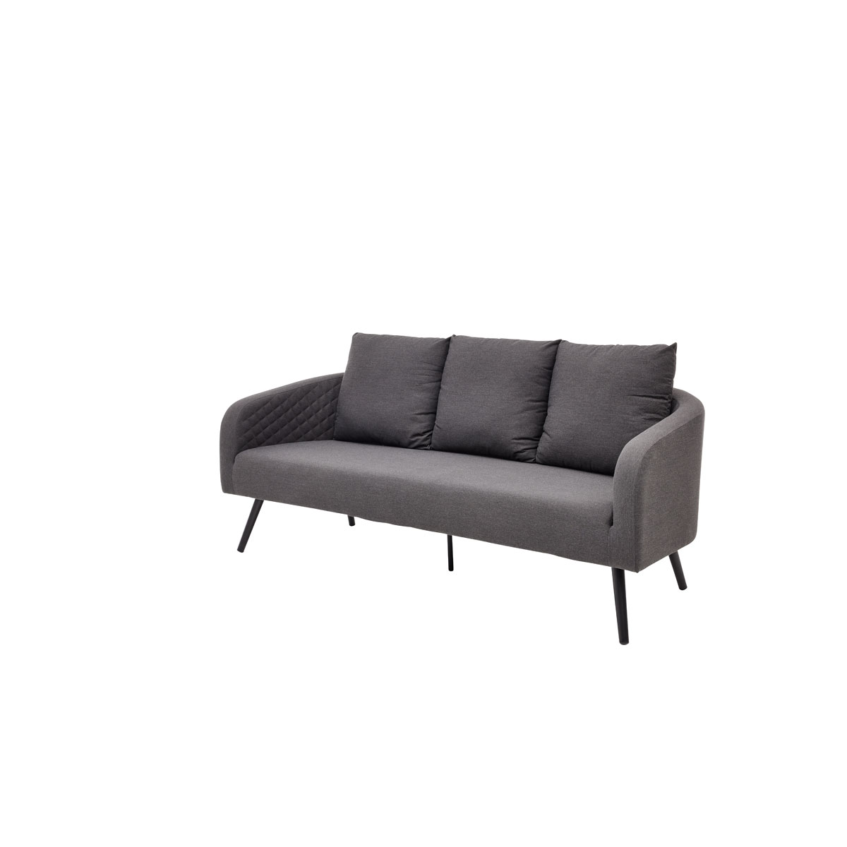 Haveson Outdoorsofa Novara wetterfester LIKA-TEX Bezugsstoff anthrazit Aluminiumgestell Bild 3
