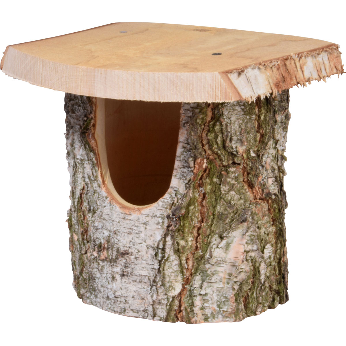 Nistkasten 14 x 22 x 24 cm Birkenaturbelassen Bild 1
