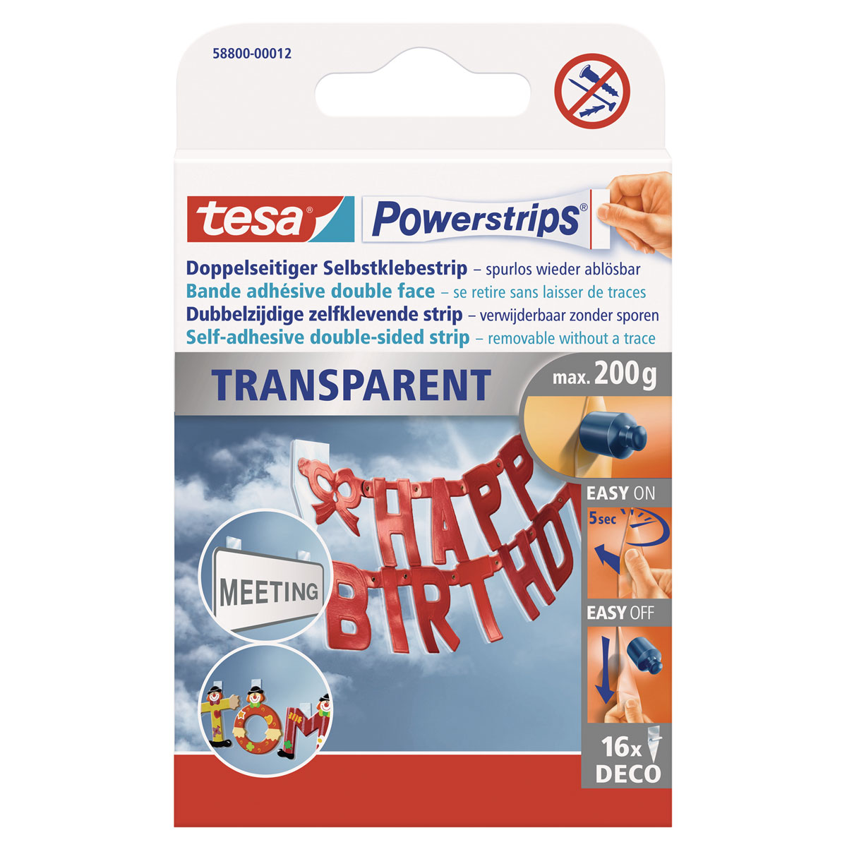 Tesa Powerstrips Deco
