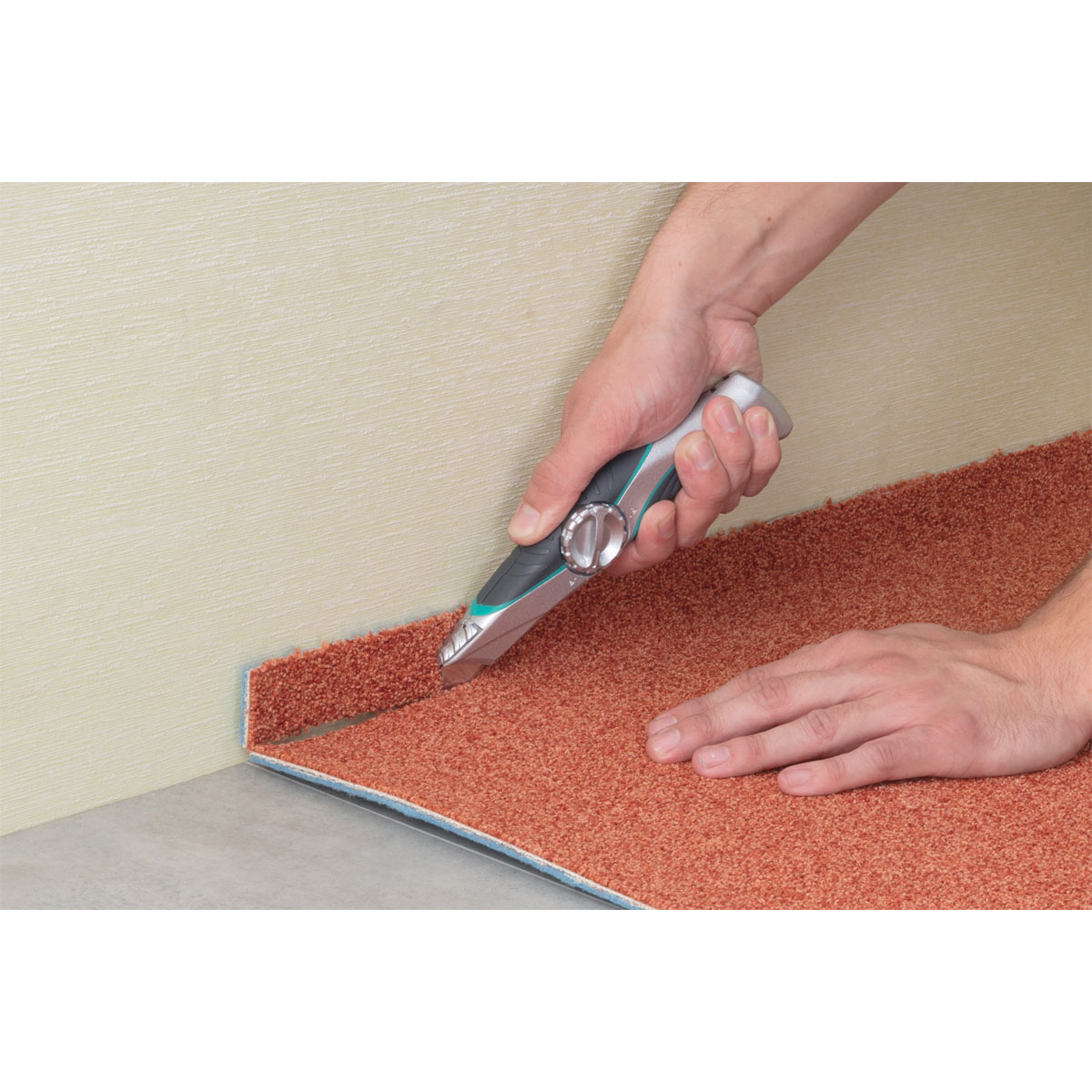 Wolfcraft  Profi-Trapezklingen-Messer mit Feststehklinge Bild 6