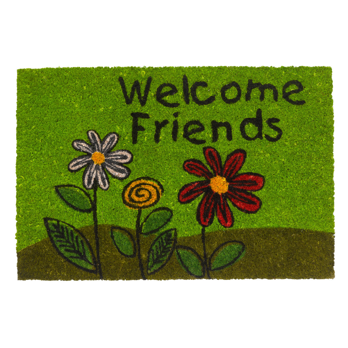 Decor-Kokosmatte Welcome Friends 40 x 60 cm