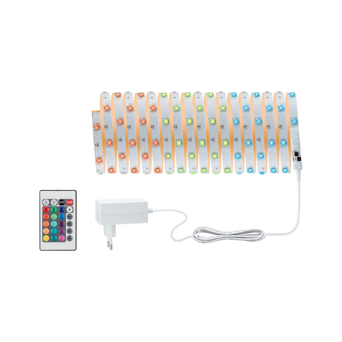 Paulmann  TIP LED Stripe Komplett Set 10m RGB IP20 19W 230 24V weiß Bild 1