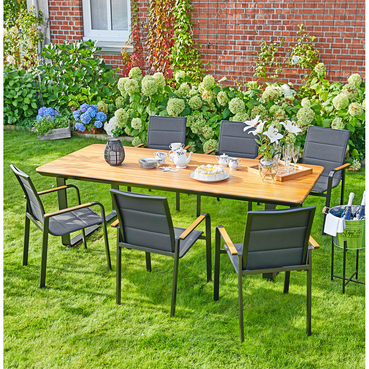 Haveson Stapelsessel Montenegro schwarz Bild 2