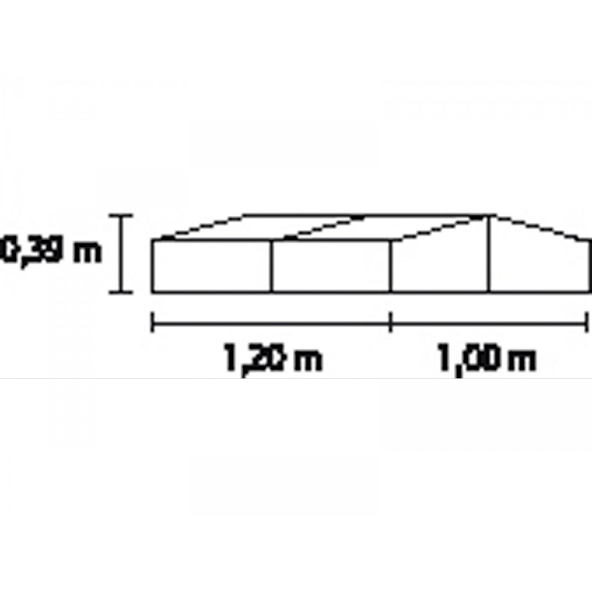 Vitavia Frühbeet Gaia 2X 120 x 39 x 100 cm transparent Bild 2