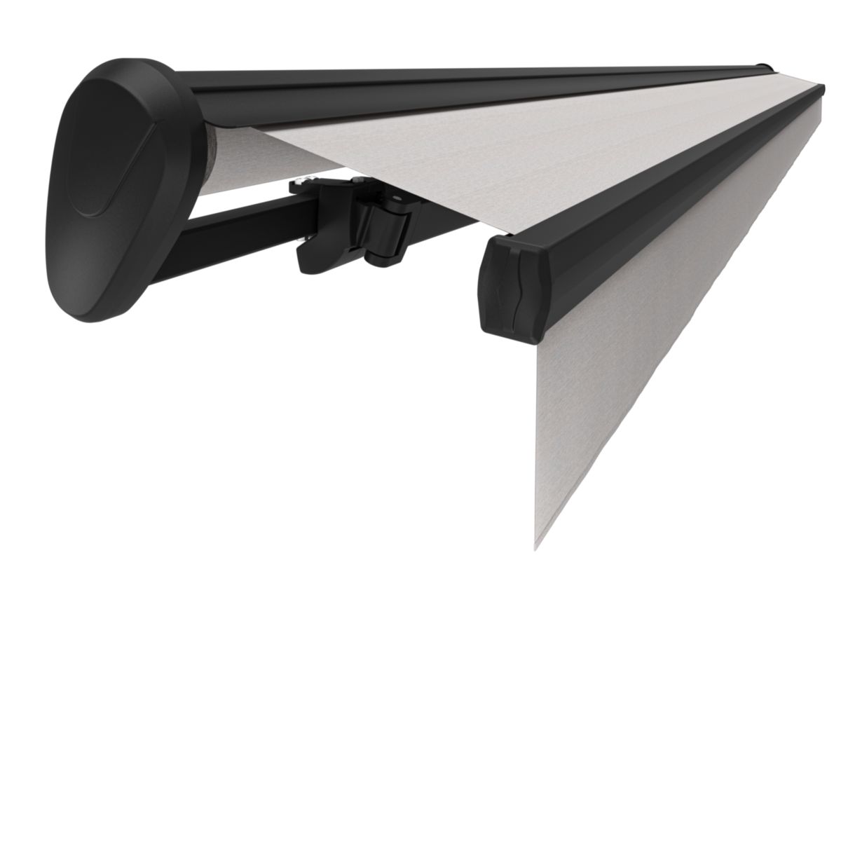 Durabil Halbkassettenmarkise Mistral anthrazit 350x250 cm, Design Dark Grey Bild 3